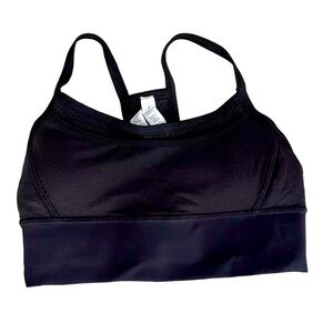 Lululemon Black Sports Bra Mesh Upper